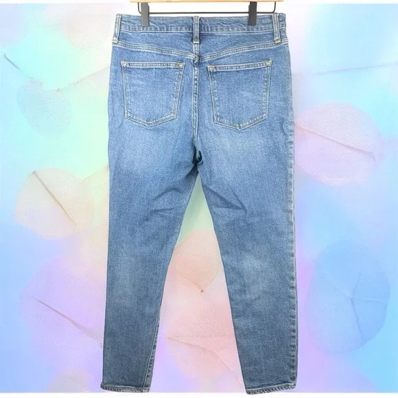 J. Crew Light Blue Distressed High Rise Skinny Size 29 Sustainable Fabric - Picture 2 of 8